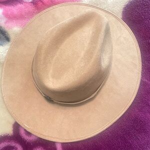 Elegant Tan Women's Fedora Hat